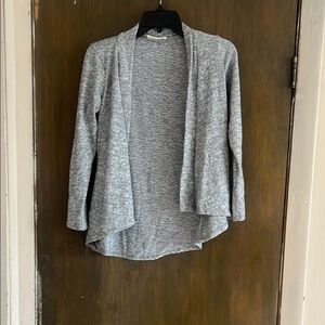 Gray Classic Cardigan Sweater size small